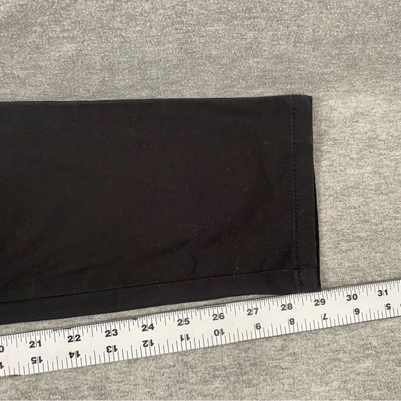 Asos Design Womens Black Button Fly Straight Leg Skinny Ankle Pants Size 28x30‎ - Picture 9 of 15